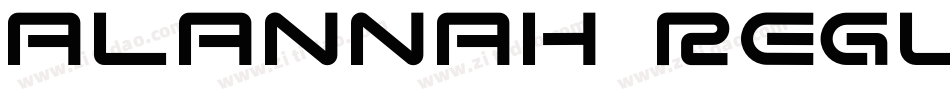 Alannah Regular字体转换